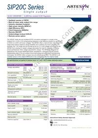 SIP20C-05S3V3R Datasheet Cover