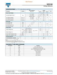 SIP2100DY-T1-GE3 Datasheet Page 3
