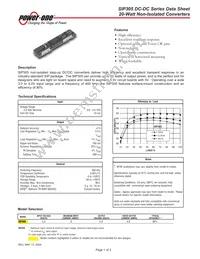 SIP305R Datasheet Cover