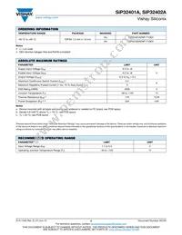SIP32401ADNP-T1GE4 Datasheet Page 2