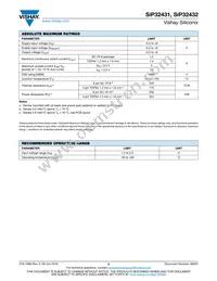 SIP32431DNP3-T1GE4 Datasheet Page 2