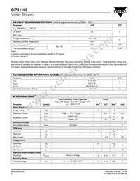 SIP41103DM-T1-E3 Datasheet Page 2