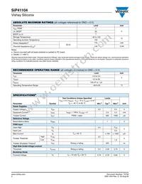 SIP41104DY-T1-E3 Datasheet Page 2