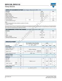 SIP41109DY-T1-E3 Datasheet Page 2