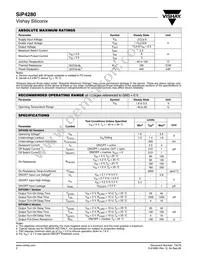 SIP4280DT-3-T1-E3 Datasheet Page 2