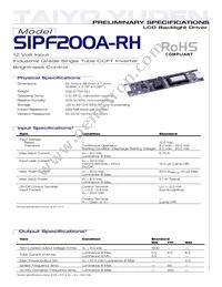 SIPF-200A-RH Cover