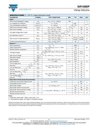 SIR108DP-T1-RE3 Datasheet Page 2