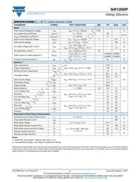 SIR120DP-T1-RE3 Datasheet Page 2