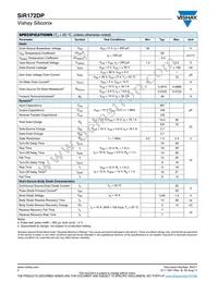 SIR172DP-T1-GE3 Datasheet Page 2
