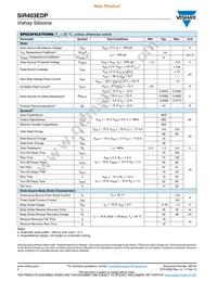 SIR403EDP-T1-GE3 Datasheet Page 2
