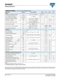 SIR408DP-T1-GE3 Datasheet Page 2