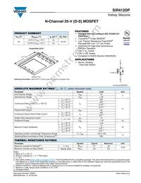 SIR412DP-T1-GE3 Datasheet Cover