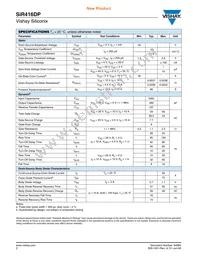 SIR416DP-T1-GE3 Datasheet Page 2