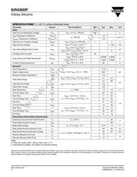 SIR436DP-T1-GE3 Datasheet Page 2