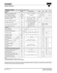 SIR468DP-T1-GE3 Datasheet Page 2