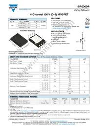SIR606DP-T1-GE3 Datasheet Cover