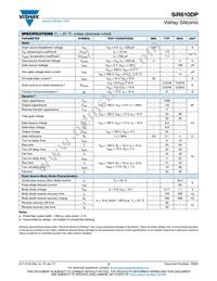 SIR610DP-T1-RE3 Datasheet Page 2