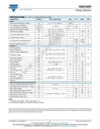 SIR618DP-T1-GE3 Datasheet Page 2