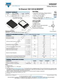 SIR622DP-T1-RE3 Datasheet Cover