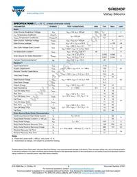 SIR624DP-T1-GE3 Datasheet Page 2