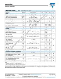 SIR640DP-T1-GE3 Datasheet Page 2