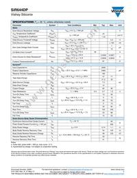 SIR644DP-T1-GE3 Datasheet Page 2