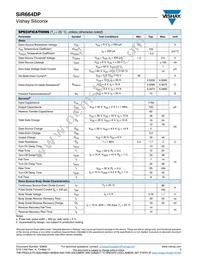 SIR664DP-T1-GE3 Datasheet Page 2