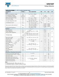 SIR670DP-T1-GE3 Datasheet Page 2