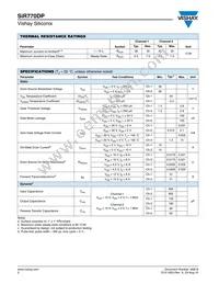 SIR770DP-T1-GE3 Datasheet Page 2