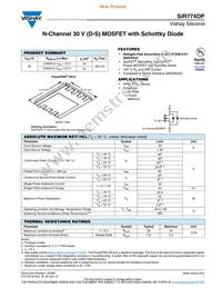 SIR774DP-T1-GE3 Datasheet Cover
