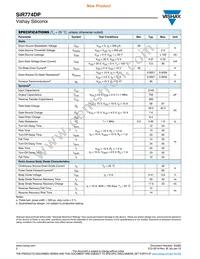 SIR774DP-T1-GE3 Datasheet Page 2