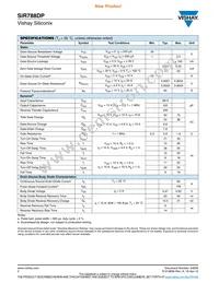 SIR788DP-T1-GE3 Datasheet Page 2