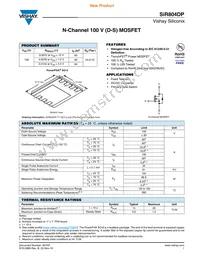 SIR804DP-T1-GE3 Datasheet Cover