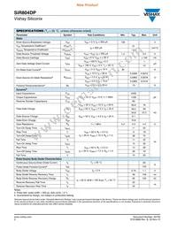 SIR804DP-T1-GE3 Datasheet Page 2
