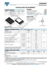 SIR826ADP-T1-GE3 Datasheet Cover