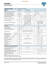 SIR826DP-T1-GE3 Datasheet Page 2