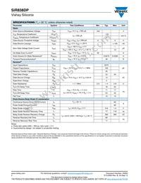 SIR838DP-T1-GE3 Datasheet Page 2