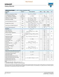 SIR844DP-T1-GE3 Datasheet Page 2