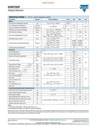 SIR870DP-T1-GE3 Datasheet Page 2