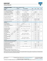 SIR872DP-T1-GE3 Datasheet Page 2