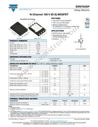 SIR876ADP-T1-GE3 Datasheet Cover