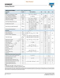 SIR880DP-T1-GE3 Datasheet Page 2
