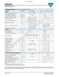 SIR882DP-T1-GE3 Datasheet Page 2