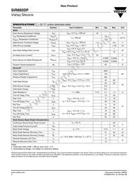 SIR892DP-T1-GE3 Datasheet Page 2