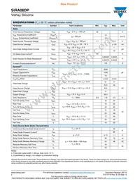 SIRA06DP-T1-GE3 Datasheet Page 2