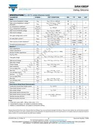 SIRA10BDP-T1-GE3 Datasheet Page 2