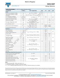 SIRA12DP-T1-GE3 Datasheet Page 2