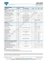 SIRA18ADP-T1-GE3 Datasheet Page 2