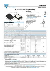 SIRA18BDP-T1-GE3 Datasheet Cover
