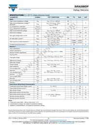 SIRA28BDP-T1-GE3 Datasheet Page 2